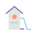 Playground location flat color ui icon