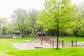 Playground nature park spacious Royalty Free Stock Photo