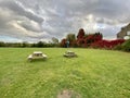 Playground near the kindergarten in Greenhill district, Sheffield, UK. Royalty Free Stock Photo