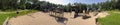 Playground panorama Royalty Free Stock Photo