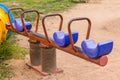 Playground in Park Royalty Free Stock Photo