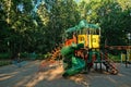 Playground in park Royalty Free Stock Photo