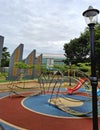 A playground park at Tasikmalaya City, West Java, Indonesia Royalty Free Stock Photo