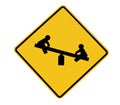 Playground Road Sign
