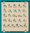 Playground Sign Language Royalty Free Stock Photo