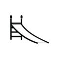 Playground slide icon