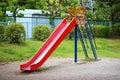 Playground slide Royalty Free Stock Photo