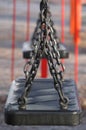 Playground swings Royalty Free Stock Photo