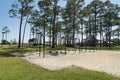 Playground with swings for small children in Destin Florida on a sunny day Royalty Free Stock Photo