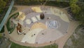 Playground, Switzerland Park. Drone Photo.