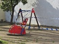 Playgrounds closed by the police due 19 crises