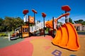 Playgrounds in garden Royalty Free Stock Photo
