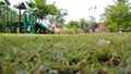 Playgrounds in garden