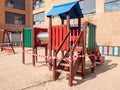 Playgrounds and swings closed in San SebastiÃÂ¡n de los Reyes due to the Coronavirus COVID-19 virus Royalty Free Stock Photo