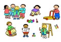 Playgroup preschool nursery daycare activities