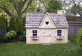 Playhouse in the backyard Royalty Free Stock Photo