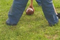 Playing American football Royalty Free Stock Photo