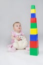 Playing baby . Royalty Free Stock Photo