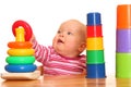 Playing baby girl Royalty Free Stock Photo