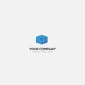 Playing box application software logo 3d Royalty Free Stock Photo