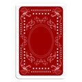 Playing card back