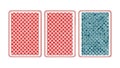 Playing Card Backs Vector. Game Deck Design Elements, vector design Generative AI Royalty Free Stock Photo