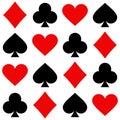 Playing card seamless pattern