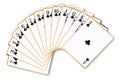 Clubs Suit Playing Cards Royalty Free Stock Photo