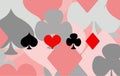Playing Card Suit Icon Symbol Set Royalty Free Stock Photo