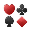 Playing card suit symbol.