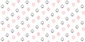 playing card symbol seamless pattern background icon heart spade clover diamond Royalty Free Stock Photo