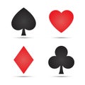 Playing card symbols