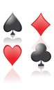 Playing card symbols