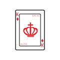 playing card Vector Icon illustration design