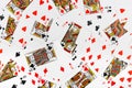 Playing cards background Royalty Free Stock Photo
