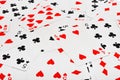 Playing cards background Royalty Free Stock Photo