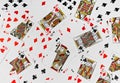 Playing cards background Royalty Free Stock Photo