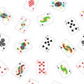 Playing cards background