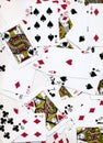 Playing Cards Background Design Royalty Free Stock Photo