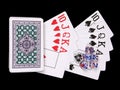 Playing cards and bones Royalty Free Stock Photo