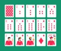 Playing cards Diamond suit Royalty Free Stock Photo