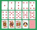Playing Cards Diamonds Suit Royalty Free Stock Photo