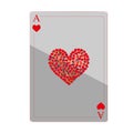Playing cards heart