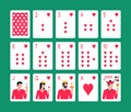 Playing cards Heart suit