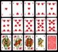 Playing cards - Hearts