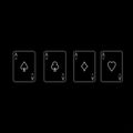 Playing cards icon.