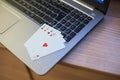 Playing cards notebook 3 Royalty Free Stock Photo