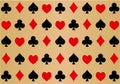 playing cards poker background vector Royalty Free Stock Photo