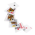 Playing cards poker casino Royalty Free Stock Photo