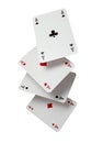 Playing cards poker gamble game leisure Royalty Free Stock Photo